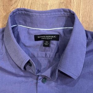 Banana Republic Men's Purple Shirt